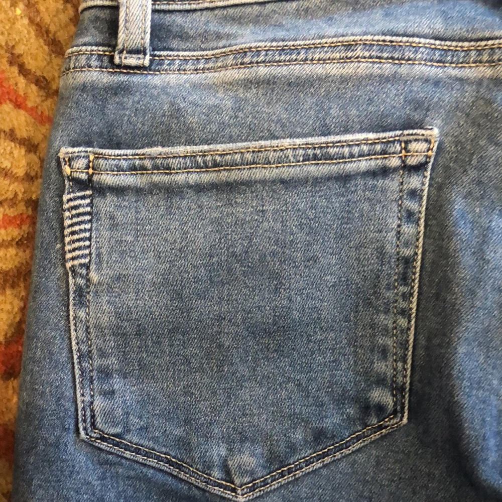 Paige ankle destructed hem jeans - Picture 4 of 6